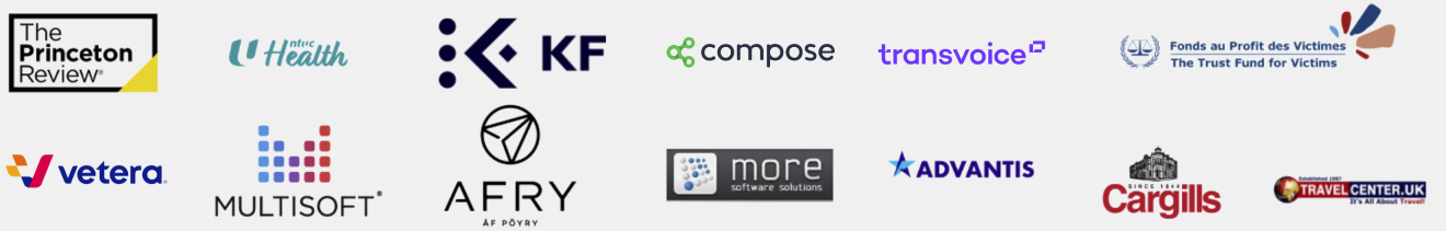 Partner companies and communities logos